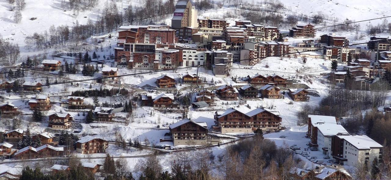 Апартаменти T2 Meuble Tourisme 3 Etoiles, Pied Des Pistes-Parking Prive Avec Balcon Et Superbe Vue Ле-дез-Альп Екстер'єр фото